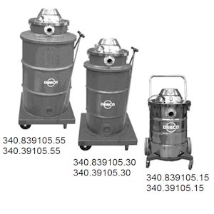 Dominator II – 15-30-55 Gallon Electric Vacuums